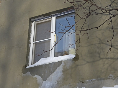 утеплённая стена ул. Орджоникидзе, д.6 - брак фото 2