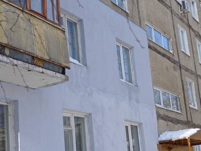 утеплённая стена ул. Орджоникидзе, д.6 - брак фото 3